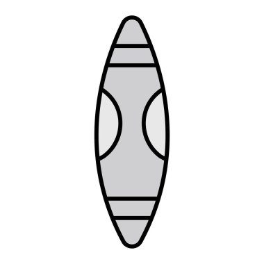 sörf tahtası simgesi vektör illüstrasyon tasarımı