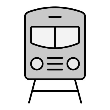 tren simgesi vektör illüstrasyonu