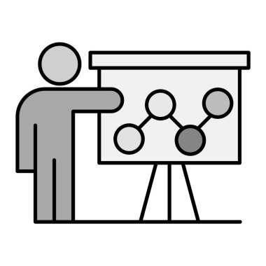 Sunu simge. Vektör çizim