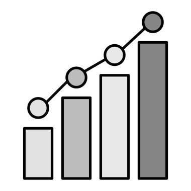 büyüme simgesi, vektör illüstrasyonu