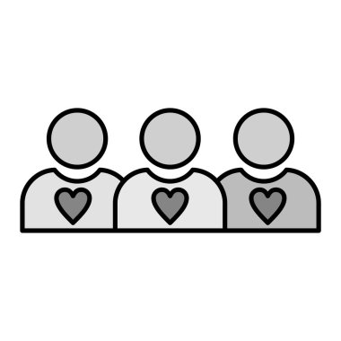 İzleyenler simge vektör illüstrasyon tasarımı