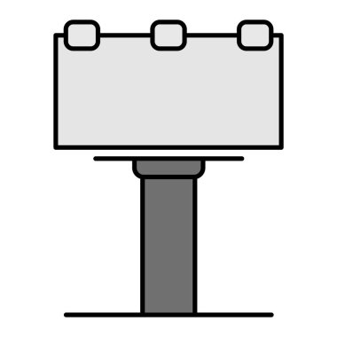  reklam panosu vektör illüstrasyon tasarımı