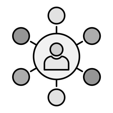 Viral pazarlama vektör simgesi