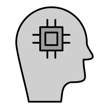 Gelecekçi simge vektör illüstrasyonu