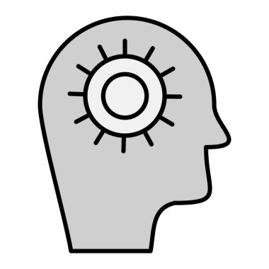 İnsansı kafa. Web simgesi