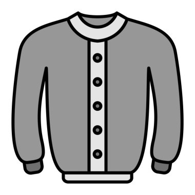 Bir ceketin vektör illüstrasyonu