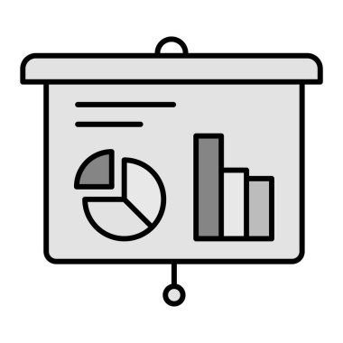 iş grafiği vektör illüstrasyonu