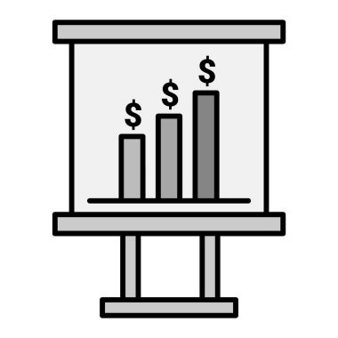 iş büyümesi simgesi vektör illüstrasyonu
