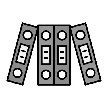 Ofis dizinleri simgesi. vektör illüstrasyonu