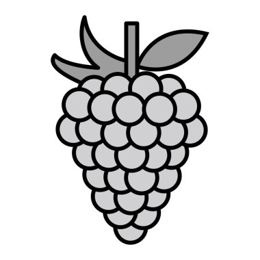 Üzüm modern ikon vektör illüstrasyonu
