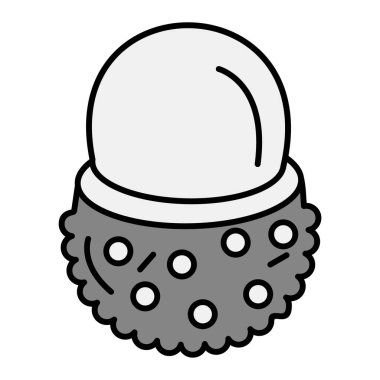 Lychee modern ikon vektör çizimi