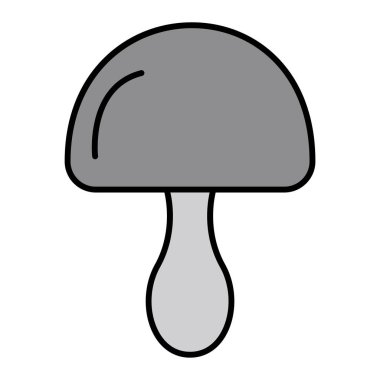 Mashroom modern simge vektör illüstrasyonu