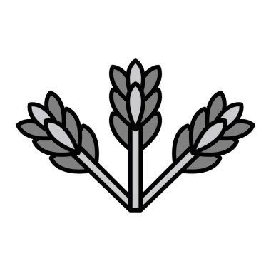 Kuşkonmaz modern ikon vektör çizimi