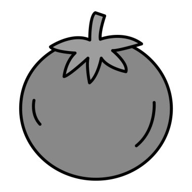 domates modern ikon vektör illüstrasyonu