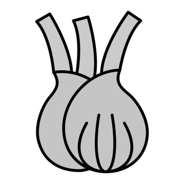 Fennel modern ikon vektör illüstrasyonu
