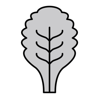 Ispanak modern simge vektör çizimi