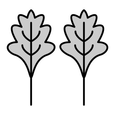 Arugula modern ikon vektör çizimi