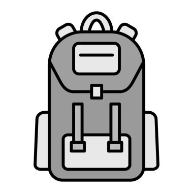 Bagpack modern icon vector illustration