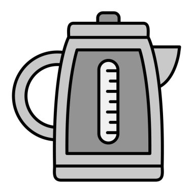 Çaydanlık ikonu. Web için blender vektör simgelerinin özet çizimi