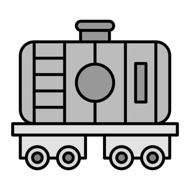  Petrol Tankı modern ikon vektör çizimi