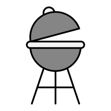 Izgara ikonu. Web için et vektör simgelerinin özet çizimi