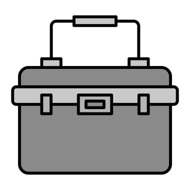 Buzdolabı ikonu. Web için araç kutusu vektör simgelerinin özet çizimi