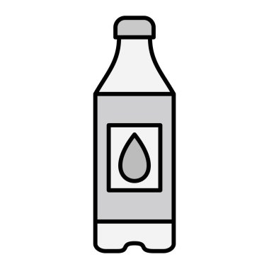 su şişesi simge vektör çizim