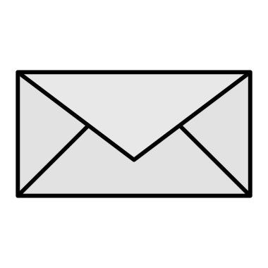 zarf e- posta simgesi vektör illüstrasyon grafik tasarımı