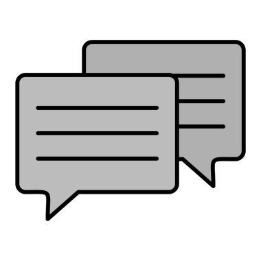 Modern simge vektör resimlemesi sohbet et