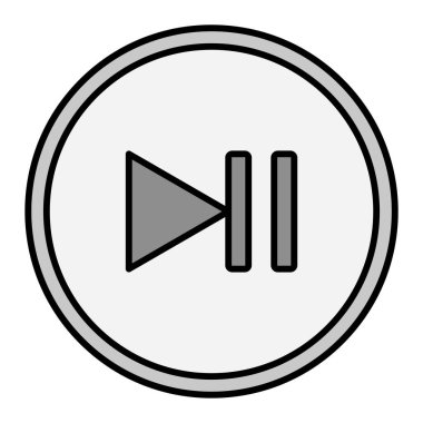 Modern simge vektör illüstrasyonunu durdur