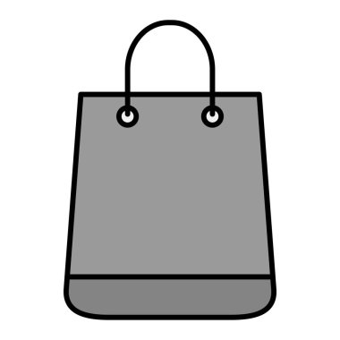 Alışveriş Torbası modern ikon vektör illüstrasyonu