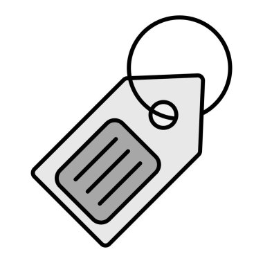 etiket modern simge vektör illüstrasyonu