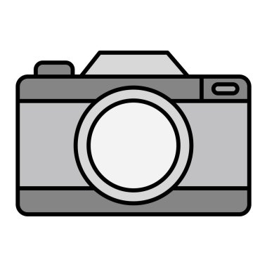 kamera modern simge vektör illüstrasyonu