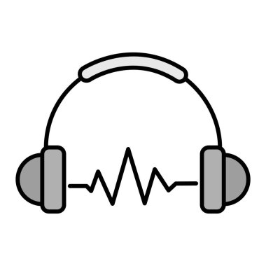 Ses modern simge vektör illüstrasyonunu yener