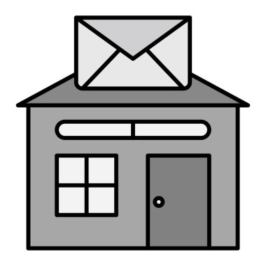 Postane modern simge vektör illüstrasyonu