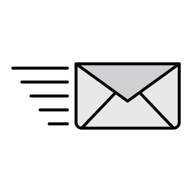 zarf e- posta simgesi vektör illüstrasyon tasarımı