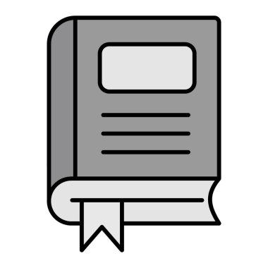 kitap simgesi vektör illüstrasyonu