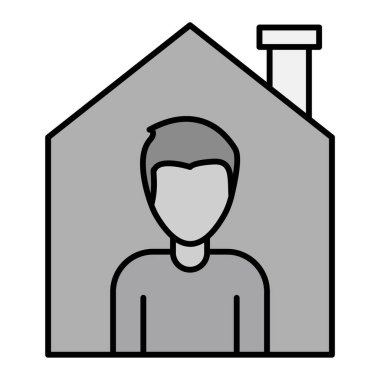 Tecrit ikonu. vektör illüstrasyonu