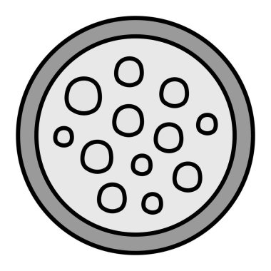 Hücre Vektörü Kabartma Simgesi Tasarımı 