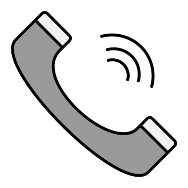 telefon arama simgesi vektör illüstrasyonu