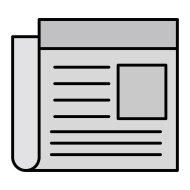 belge simgesi vektör illüstrasyonu