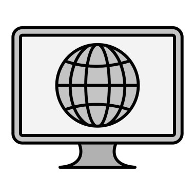 izleyici simgesi, vektör illüstrasyonu