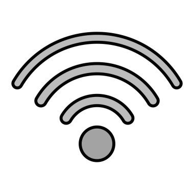wifi simgesi vektör illüstrasyonu