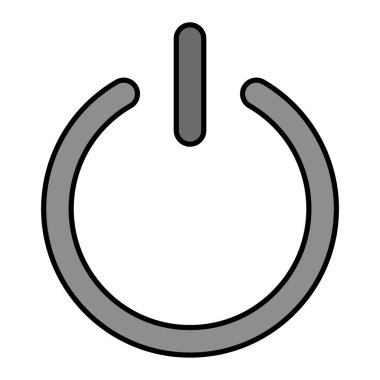 güç arz ikonu vektör illüstrasyonu