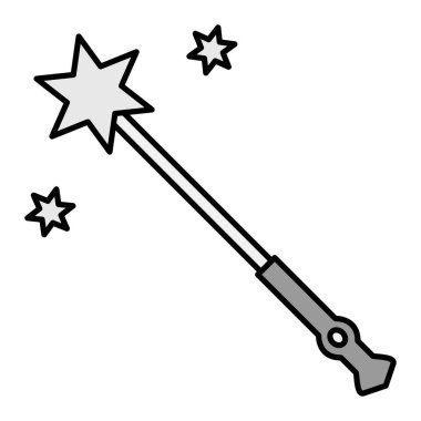 Sihirli değnek, vektör çizimi