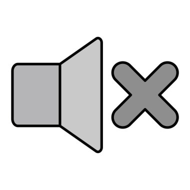 ses simgesi vektör illüstrasyonu