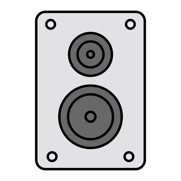 Значок Гучномовця Проста Ілюстрація Звукових Динаміків Векторні Піктограми Інтернету — стоковий вектор