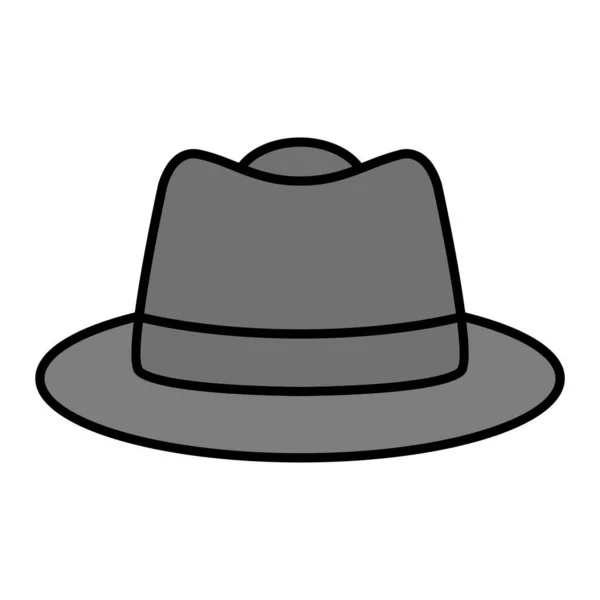 Καπέλο Διάνυσμα Glyph Σχεδιασμός Εικονιδίων — Διανυσματικό Αρχείο
