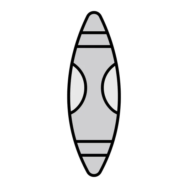 Σχεδιασμός Εικονογράφησης Διανύσματος Εικονιδίου Surfboard — Διανυσματικό Αρχείο