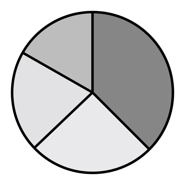 Icona Del Diagramma Design Piatto Eps — Vettoriale Stock